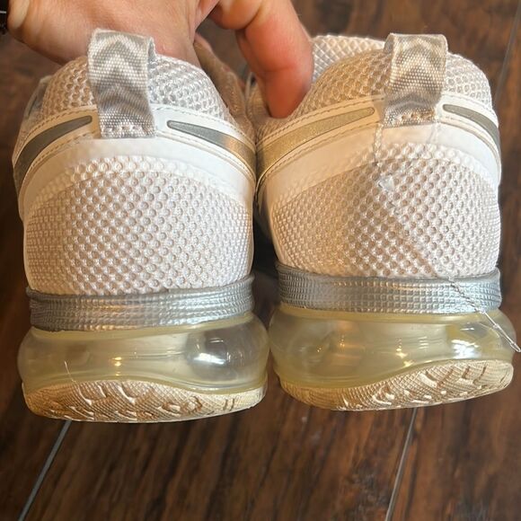 Nike Fingertrap Max Men's 9.5 Reflect Silver / White 644673-100 training running - Picture 11 of 12